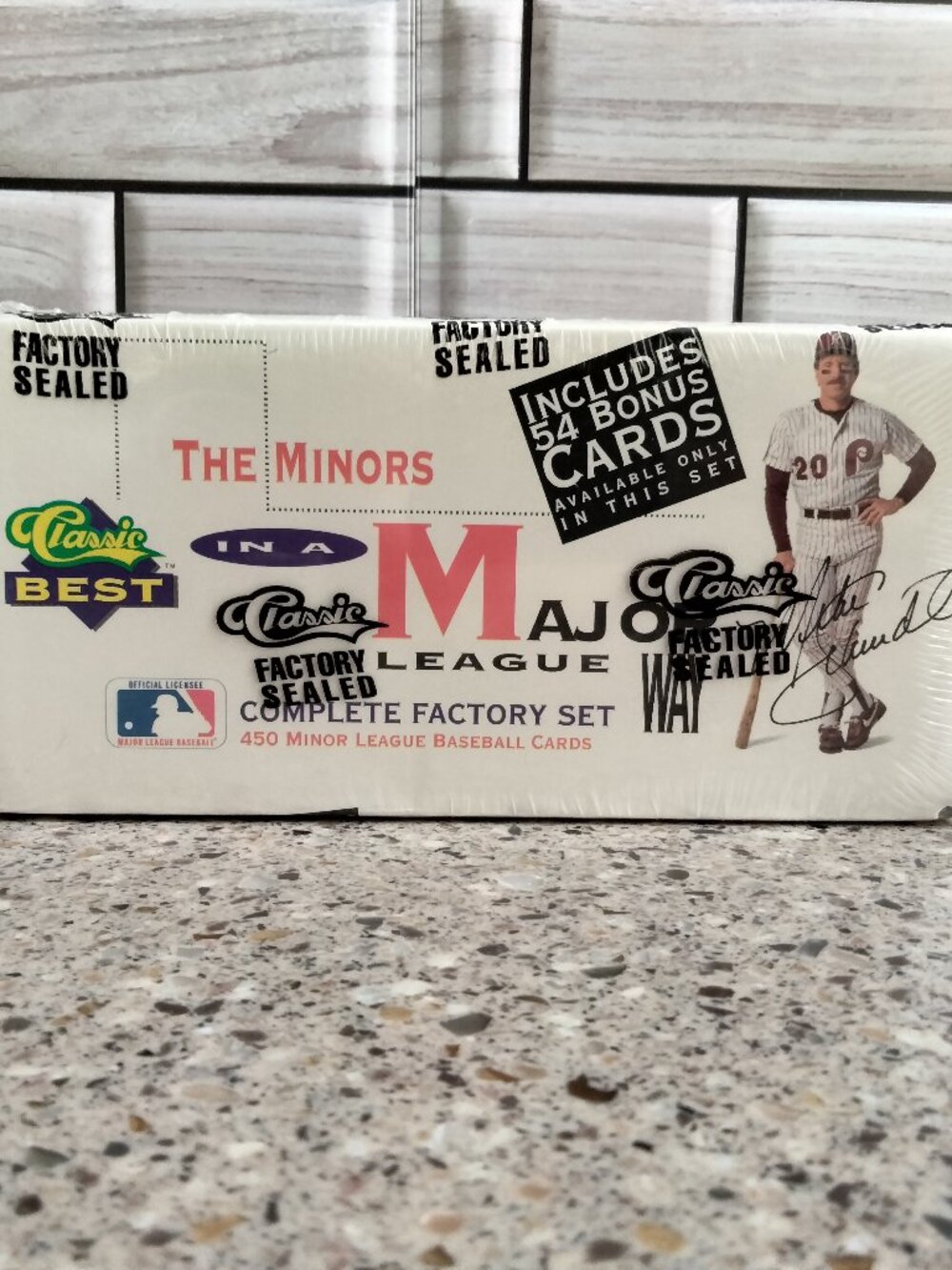 Factory Sealed 1991 Minor League Complete 450 Card Factory Set w/54 Bonus Cards